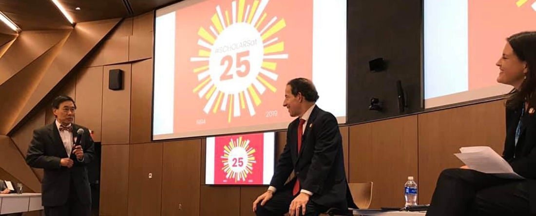 Rep. Raskin, President Loh, Susannah Washburn